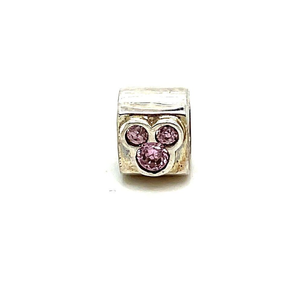 Disney‎ Pink Cz Micky Mouse Chamilia Charm